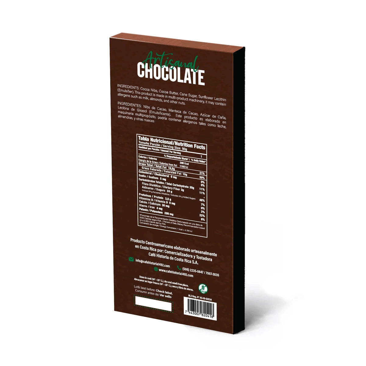 Chocolate Oscuro 55% 50g