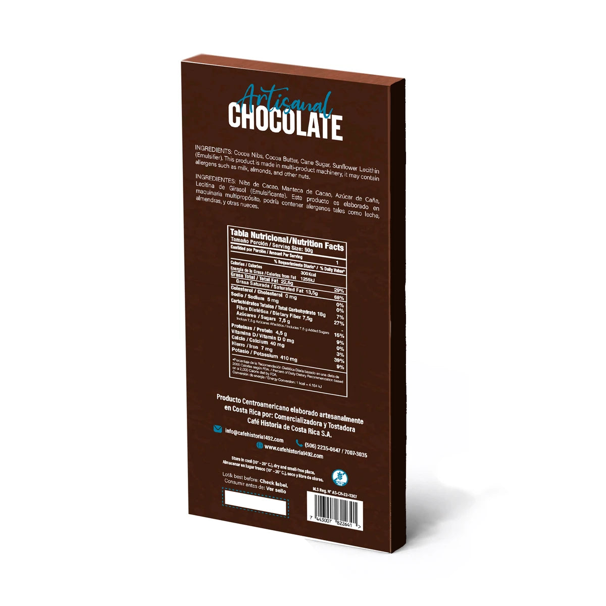 Chocolate Oscuro 85% 50g