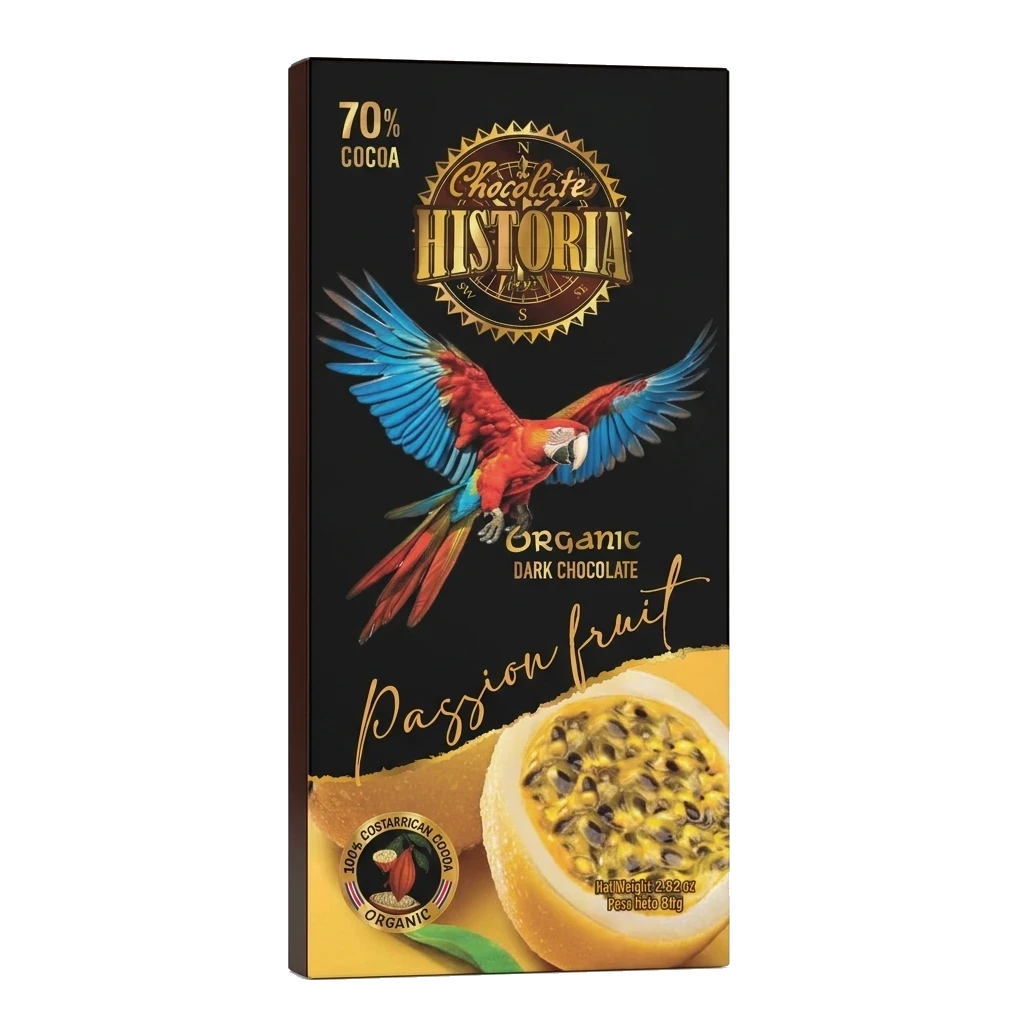 Chocolate Oscuro Maracuyá 70% 80g