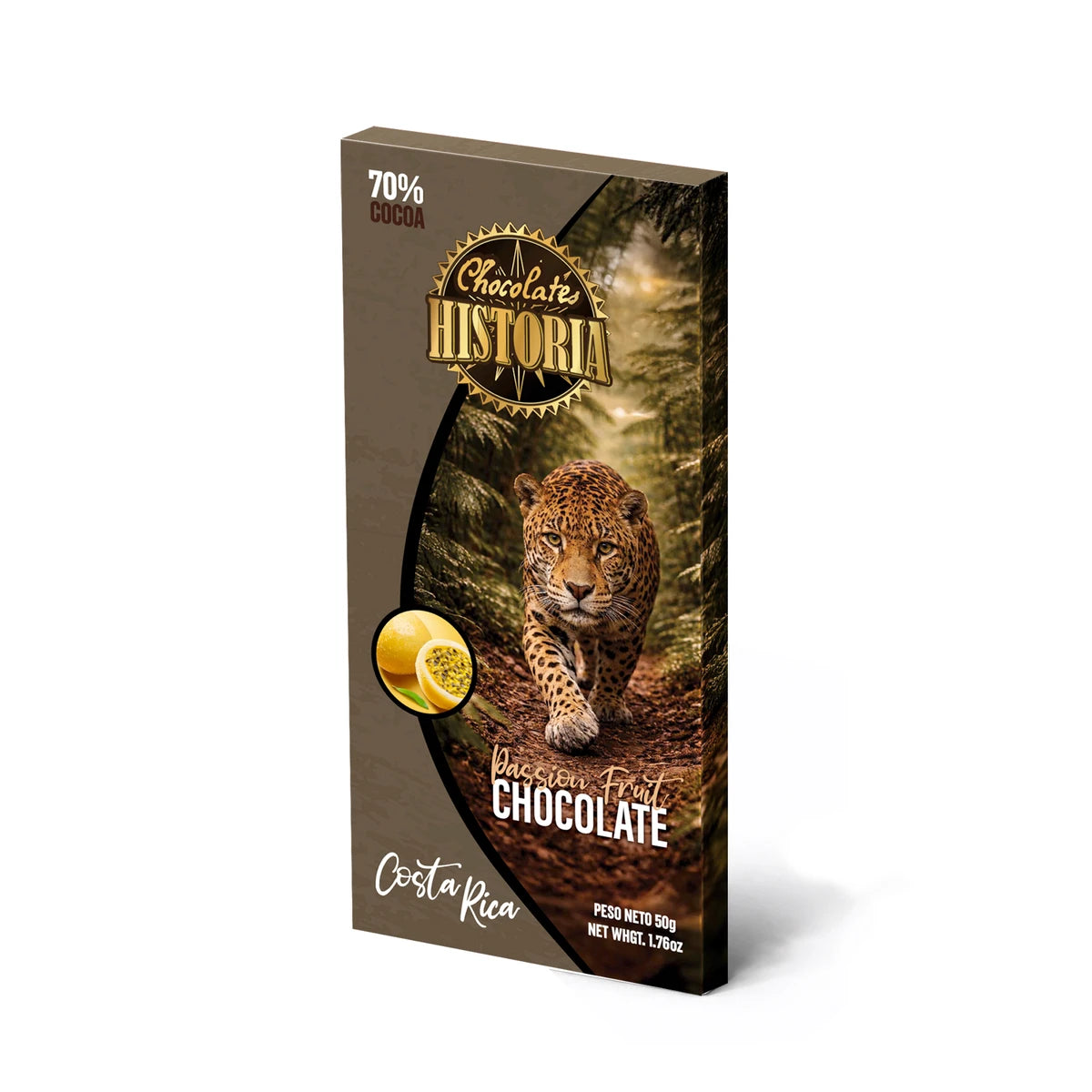Chocolate Oscuro Maracuyá 70% 50g
