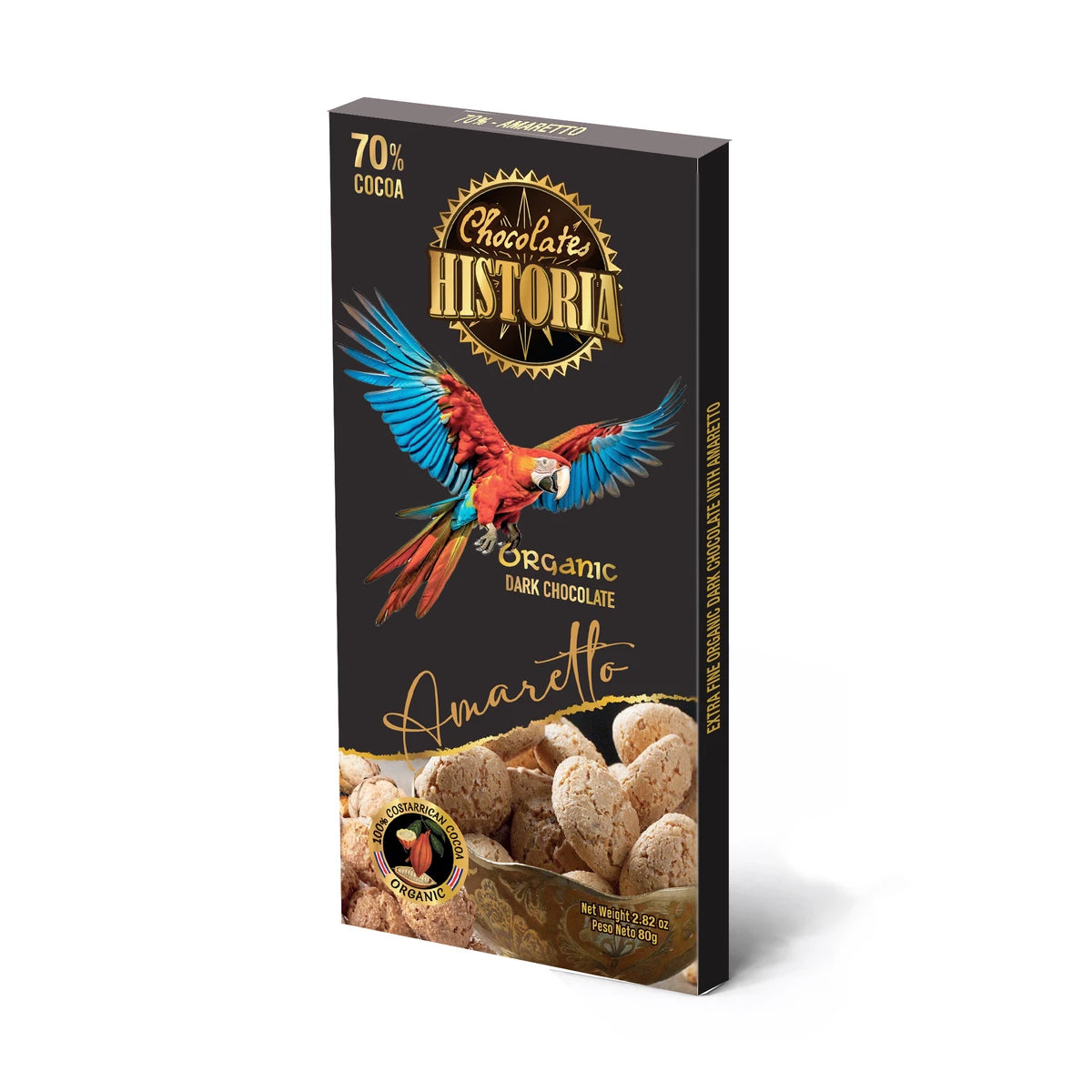 Chocolate Oscuro Amaretto 70% 80g