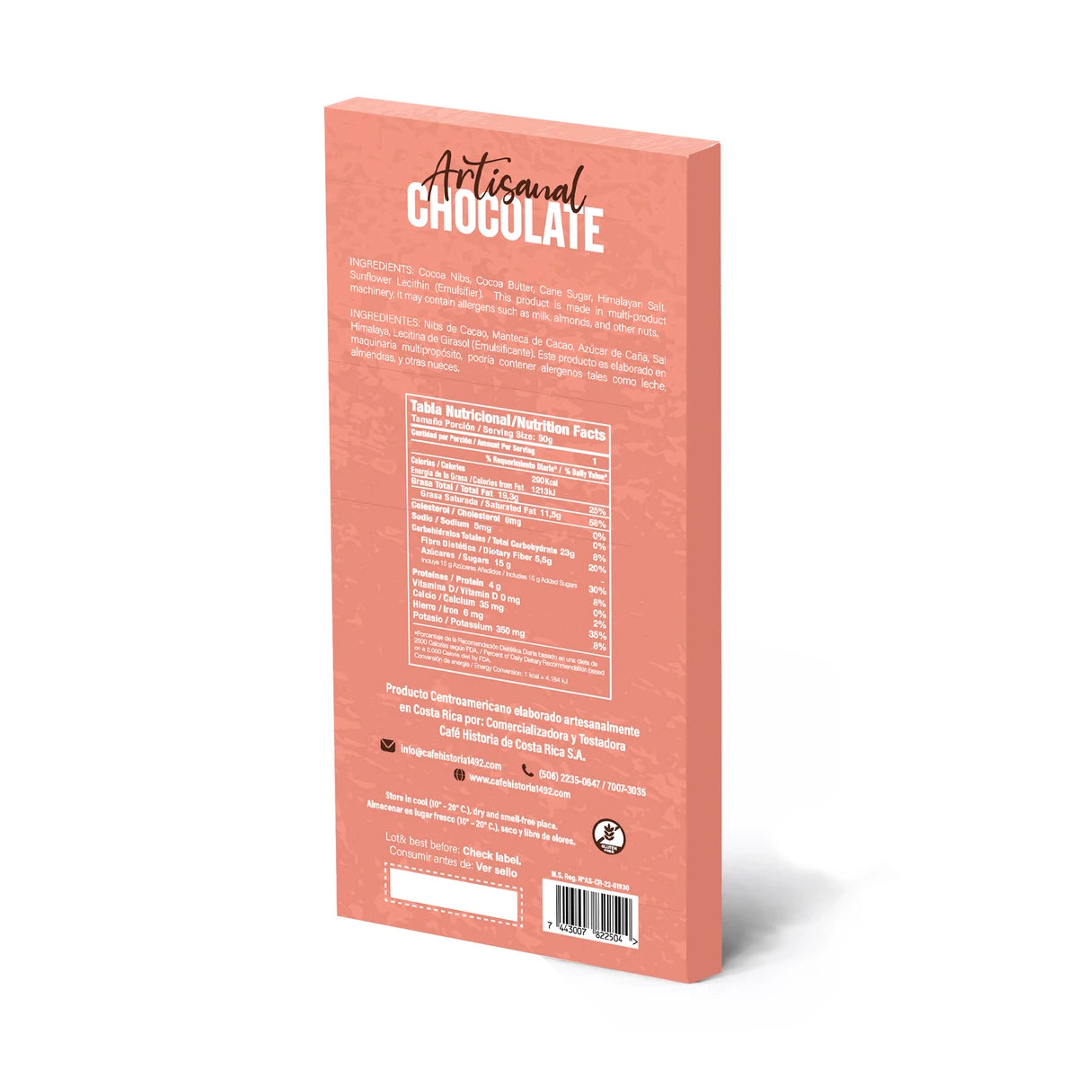 Chocolate Oscuro Sal del Himalaya 70% 50g