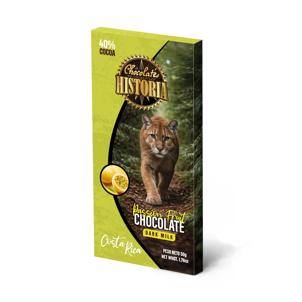 Chocolate con Leche Maracuyá 40% 50g